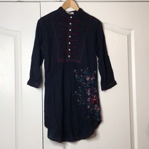3J Workshop/Johnny Was Prairie Style Emb Dress